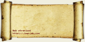 Mia Stamenković vizit kartica